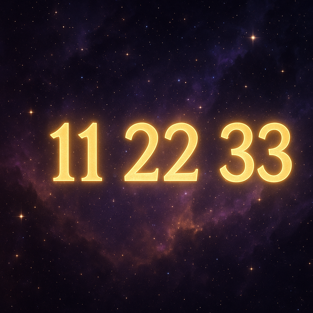 Números Mestres: O Poder do 11, 22 e 33 na Sua Vida
